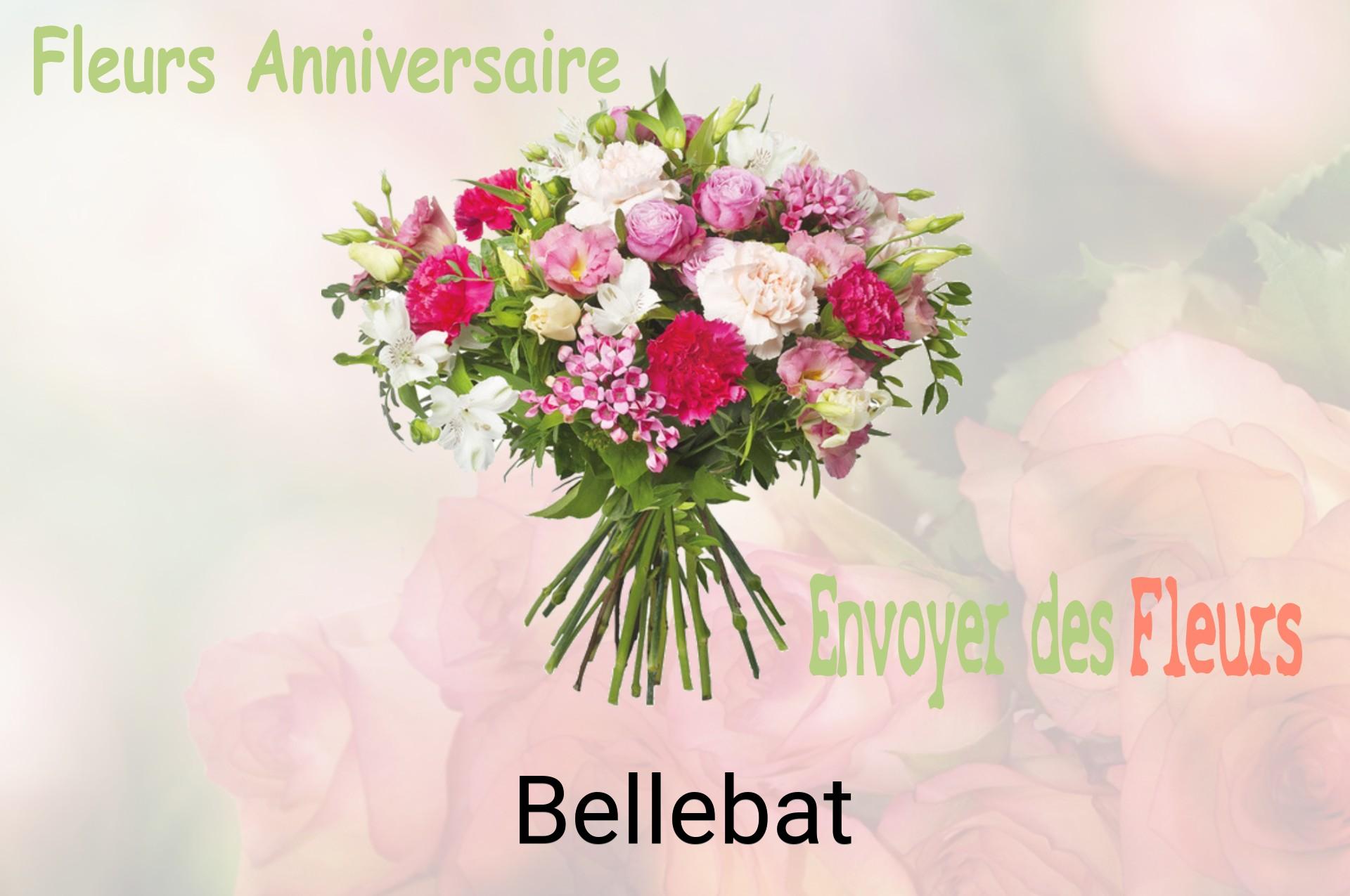 Bouquet de fleurs d’anniversaire livré à Bellebat